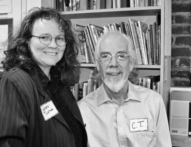 Wren &amp; CT at launch party 2